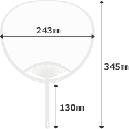 レギュラーサイズ横243mm×縦345mm×持ち手130mm