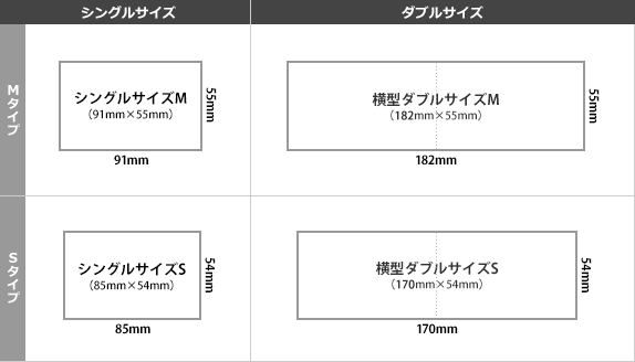 サイズ一覧