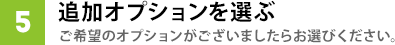 追加オプションを選ぶ